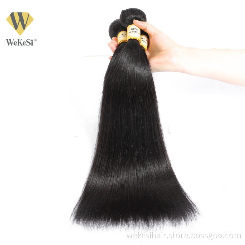 Free Sample 10A 12A Raw Indian Virgin Cuticle Aligned Bundles Human Hair Extensions Vendor Mink Brazilian Hair From Single Donor